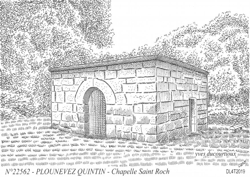 N 22562 - PLOUNEVEZ QUINTIN - chapelle st roch